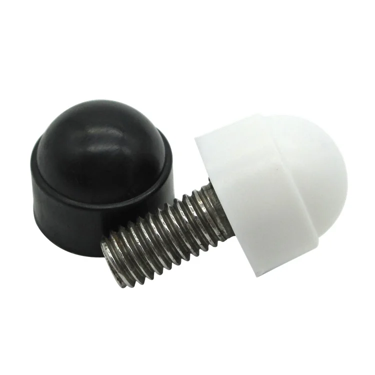 100pcs Lot Black White M6 10 13 Plastic Metric Dome Head Bolts