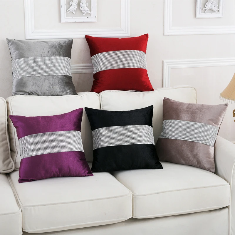 

Decorative Cushion Covers Throw Pillows Cover Cushion Europe Home Sofa Cushion Cover Cases Square Pillows Decor Home Textile