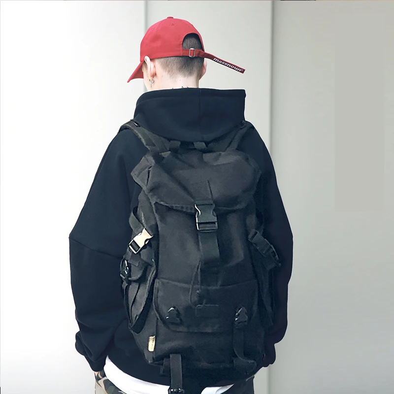  Street Style Men Backpack Anti Theft 15.6 Inch Laptop Backpack Large Capacity Travel BackPack Male 
