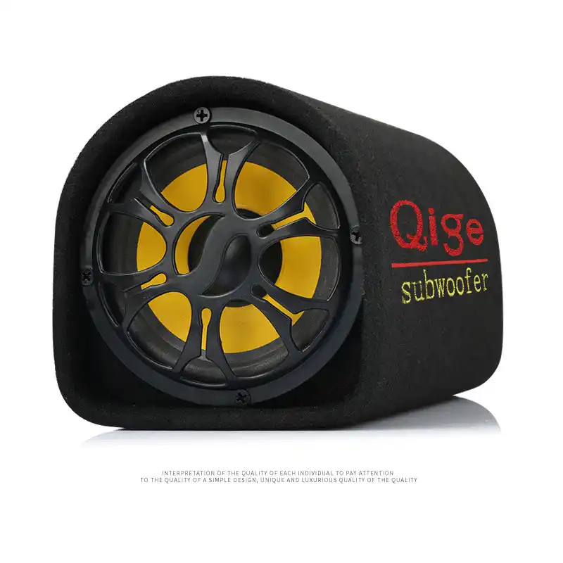 5 Inch 200W Car Active Subwoofer Stereo Bass Audio Amplifier Speakers Portable Wireless Remote