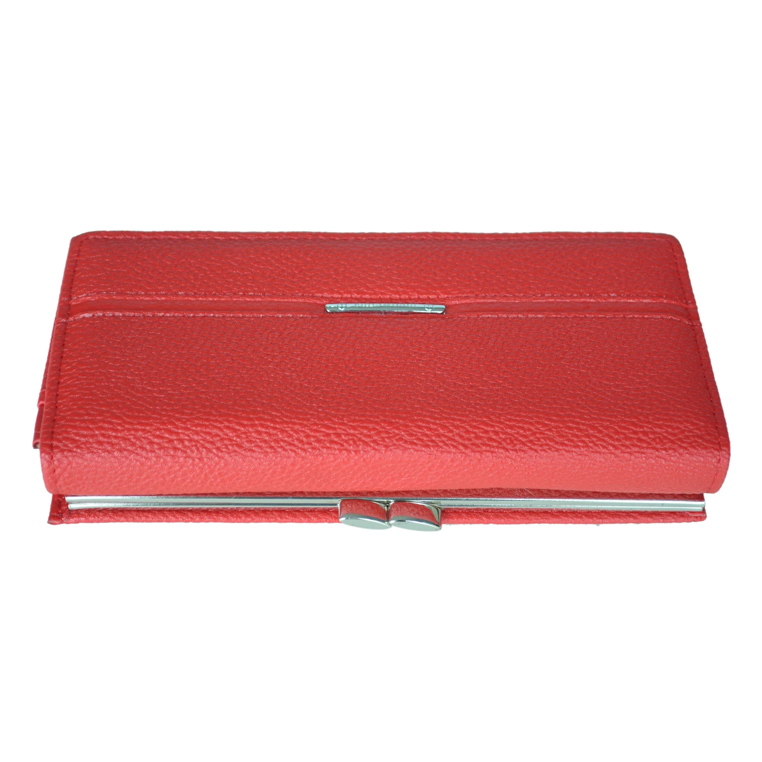 

VSEN 10pcsWallet Women's Wallet Clutch Long Design Clip Wallet Long Wallets Coin Purse Bag red