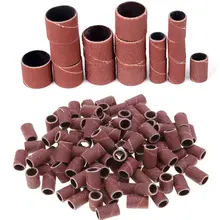 100pcs Sanding Bands Manicure Apparatus Accessories Nail Drill Bit Sanding Grinders Milling Cutters for Manicure Nail Drill File