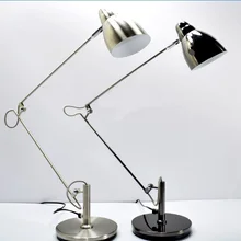 Настольная лампа, простой настольный компьютерный дизайн, для ухода за глазами, для учебы, чтения, работы, рисования, светодиодный светильник с длинными ручками, LU62357