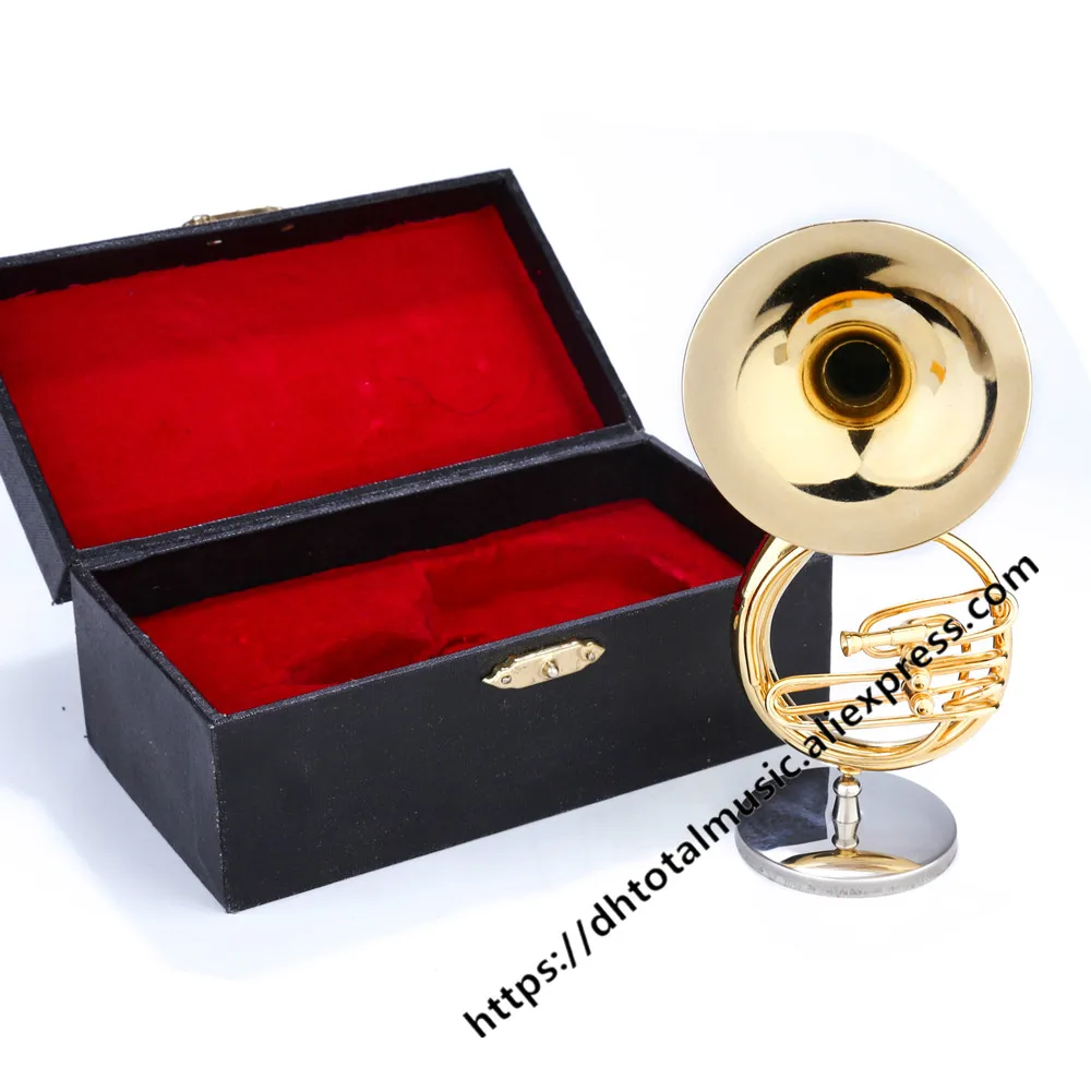 

Dh Mini Sousaphone Boxed Top Grade Gift Mini Musical Instrument Model Golden Sousaphone Vision Enjoyment With High Quality