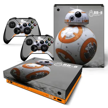 

Free drop shipping Vinyl Skin Sticker Protector for XBOX one X for XBOX one X Style with 2pcs Controlle#TN-XBONEX-0019