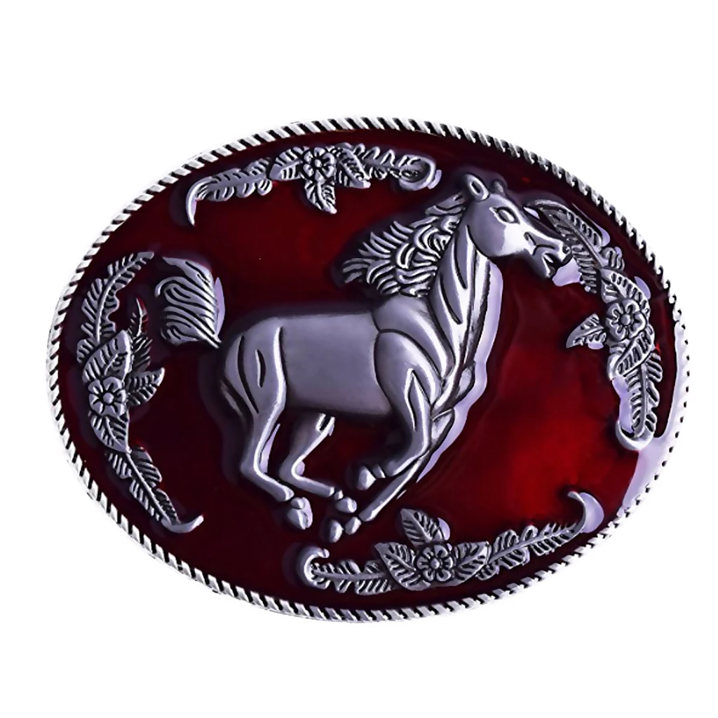 Zinc Alloy Belt Buckle for Men High Quality Alloy Material Gold Silver Horse Adaptation width 3.5CM Designers Fashion Design 