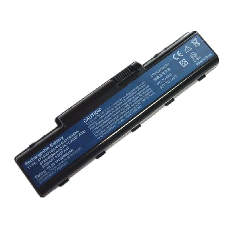 Новый аккумулятор AS07A71 AS07A72 для ноутбука acer Aspire 4730 4730Z 4736 4736G 4736Z 4740 4740G 4920 4920G 4925G 4930G |
