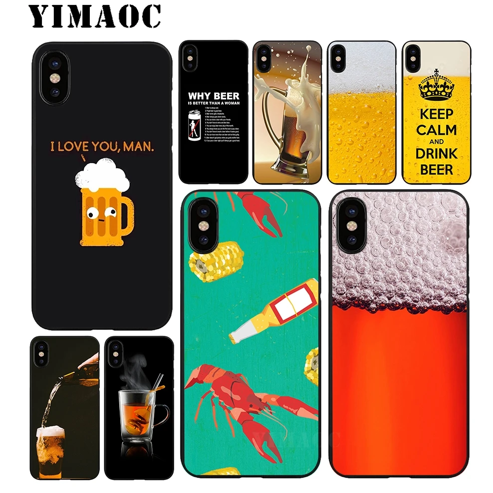 Мягкий силиконовый чехол YIMAOC для iPhone 11 Pro Xr Xs Max X или 10 8 7 6 6S Plus 5 5S SE |