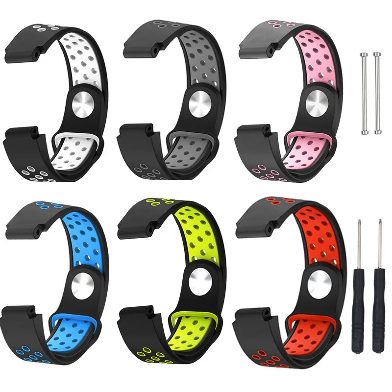 Zycbeautiful Per Garmin Forerunner 235 220 230 620 630 735Xt Di Ricambio Di Gel Di Silice Braccialetto Cinturino