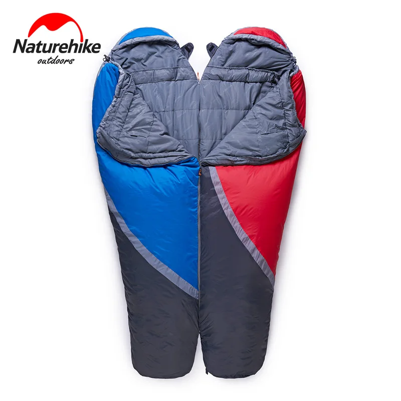 

Naturehike Outdoor Down Cotton Mixture Mummy Type Single Adult Camping Sleeping Bag Keep Warm Survival Sleeping Bag For Travel