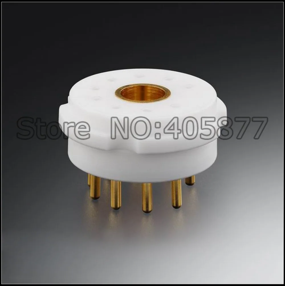 2 шт. позолоченные трубки для 12AU7 ECC83 12AX7 12AT7 5814|socket tube|socket pinsocket p |