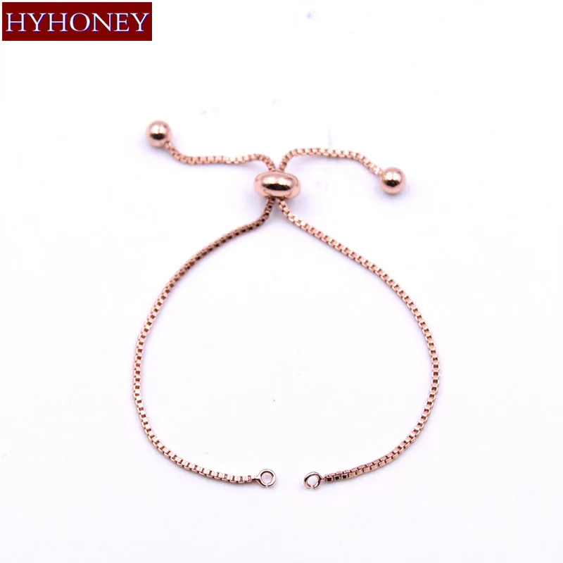 HYHONEY новый модный медный браслет микро проложить кубический цирконий цепь