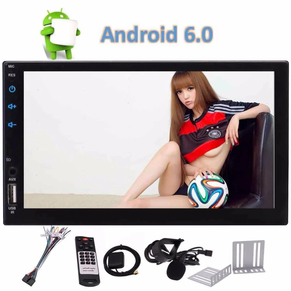 

Eincar Auto Radio Android 6.0 Car Radio Stereo 2Din no DVD Player Touch Screen Autoradio GPS Navigation Bluetooth FM/AM/RDS Wifi
