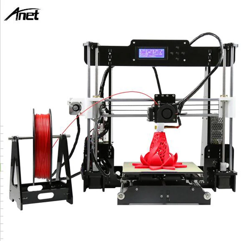 3D принтер Anet A8 Reprap Prusa i3 10 м филамента 8 Гб SD карты|prusa diy|prusa i3reprap prusa |