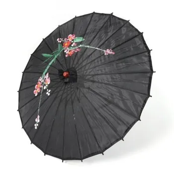 

[ Fly Eagle ] Decorative Silk Satin & Wood Asian Umbrella-Black Hot !!!