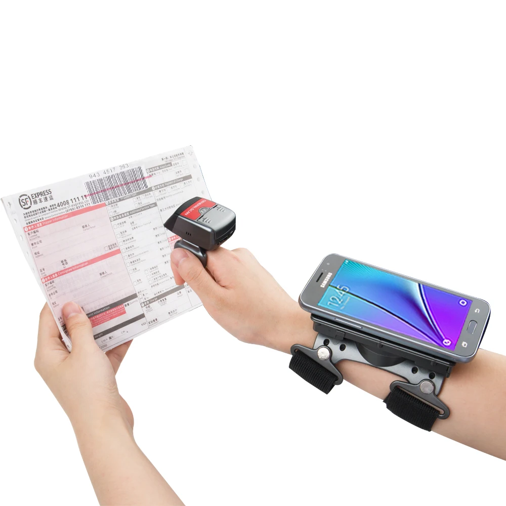 

Generalscan R1000BT-HP 1D Laser Longer Distance BT Barcode Scanner with Armband AB1000 for Inventory Management