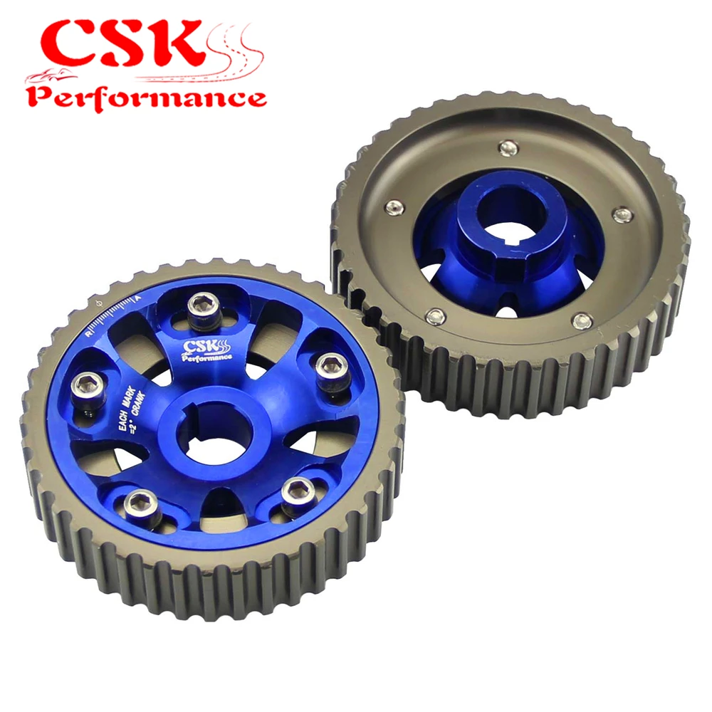 Подходит для 93 01 Honda Prelude H22 DOHC VTEC 2 шт. Регулируемая заготовка Cam Gears