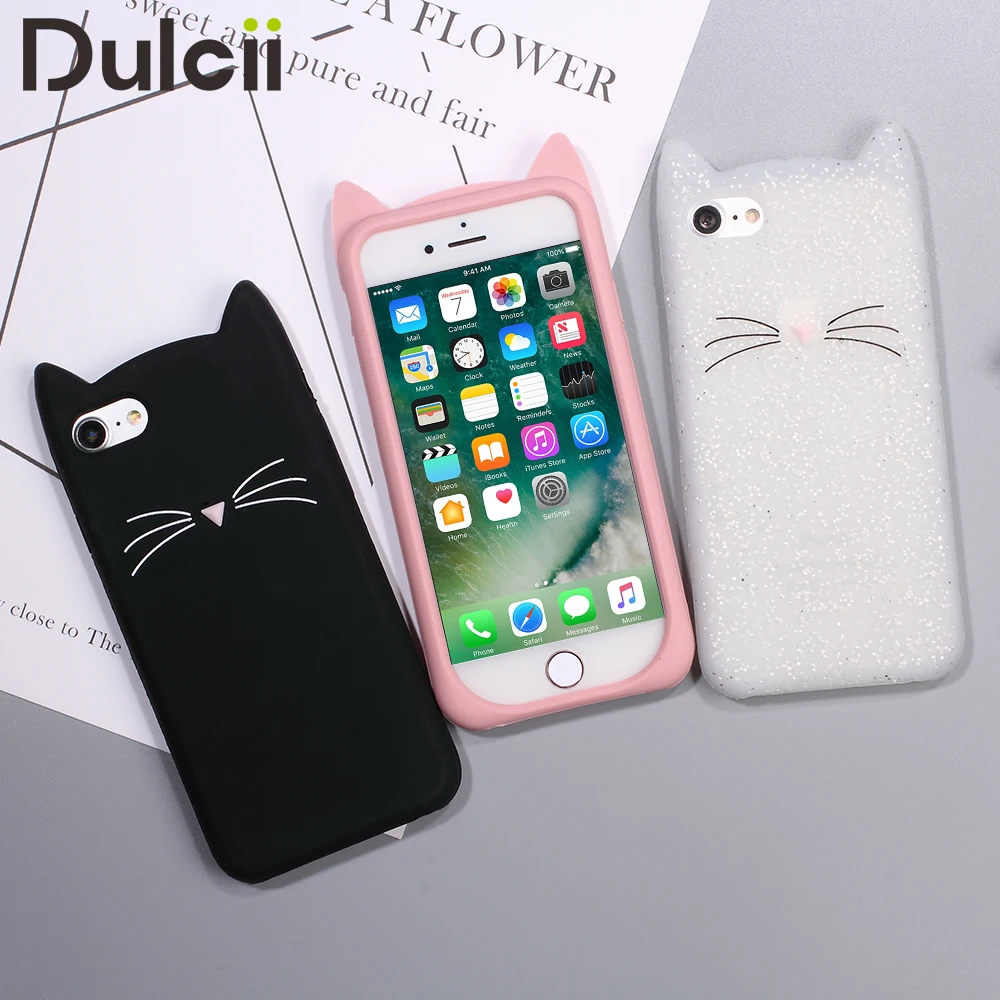 coque iphone 7 chat silicone 3d coque iphone 7 chat silicone 3d
