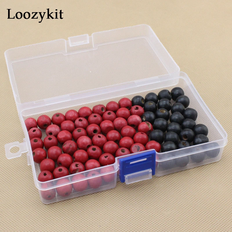 

Loozykit Transparent Plastic Pills Storage Box Jewelry Case Holder Sorted Household Tablet Medicine Box Storage Organizer Boxes