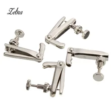 4 шт. скрипка тонкий тюнер регулятор медь никель сплав серебро для 3/4 4/4 размер скрипки аксессуары