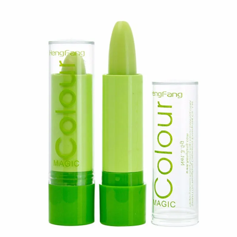 2015-Hot-Sale-Women-Cosmetic-Makeup-Fruity-Moisturizing-Waterproof-Lipstick-Color-Green-Color-Changing-Lipstick