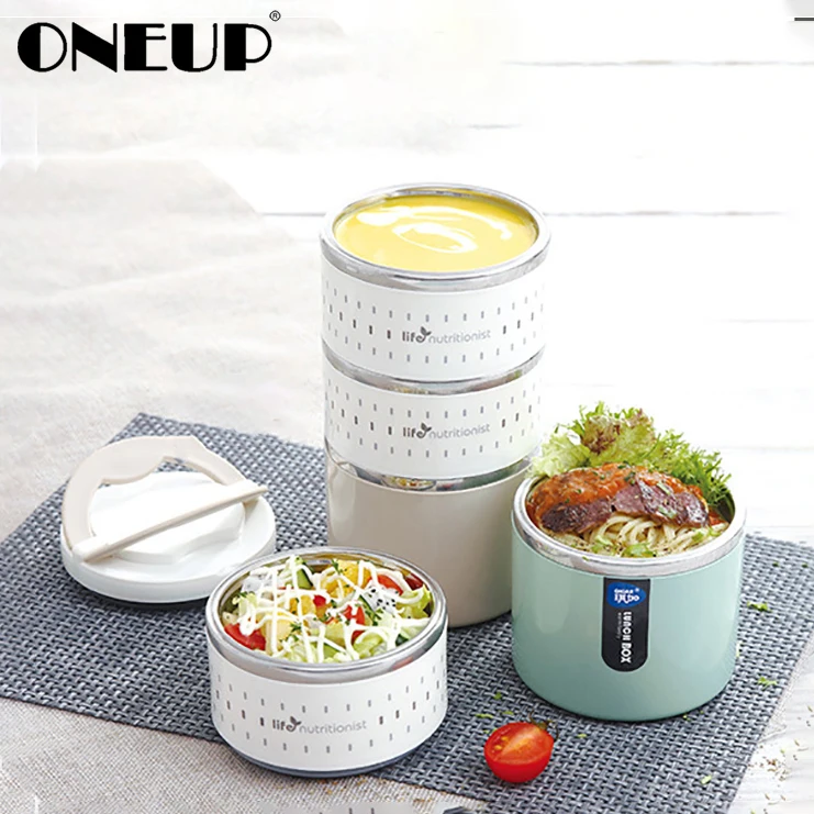 

ONEUP 304 Stainless Steel Lunch Box Large Capacity Vacuum Bento Box Children's Lunch Box Containers With Compartments For Kids