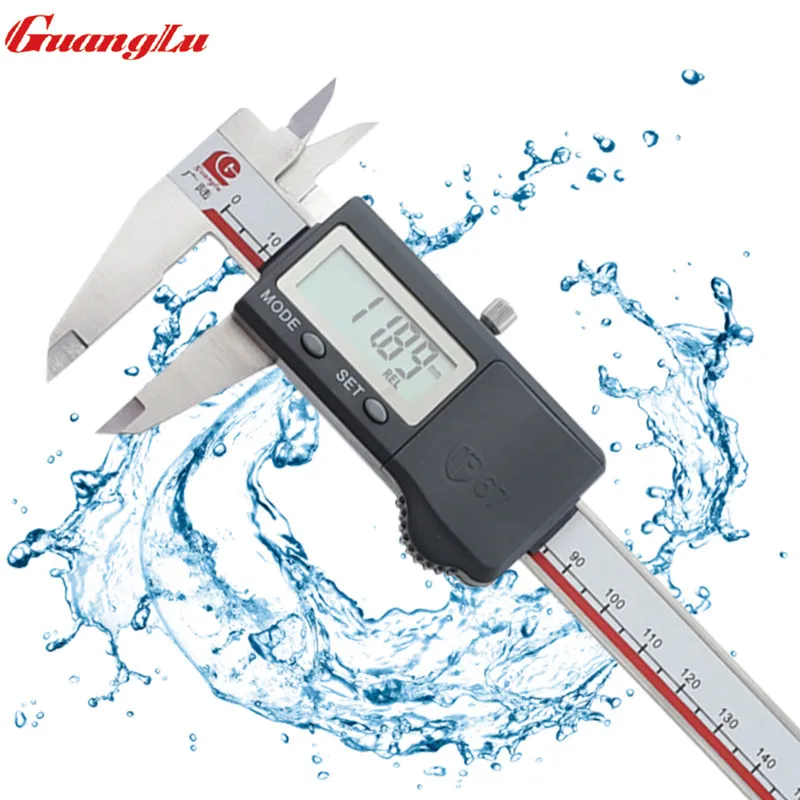 Digital Caliper 0-150mm IP67 Waterproof Ruler Stainless Steel  Micrometer measuring instruments