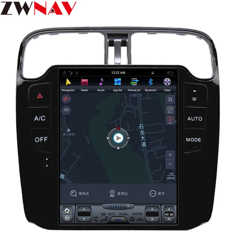 Best Tesla style BIG Screen Android 7.1 Car gps navigation Head unit For Volkswagen/VW Polo 2012+ radio multimedia stereo BT no dvd 9