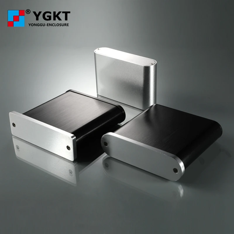 

YGKT Diy processing 108*26*70 mm 4.25''x1.02''x2.75'' Aluminum enclosure project box aluminum enclosure case for electronic