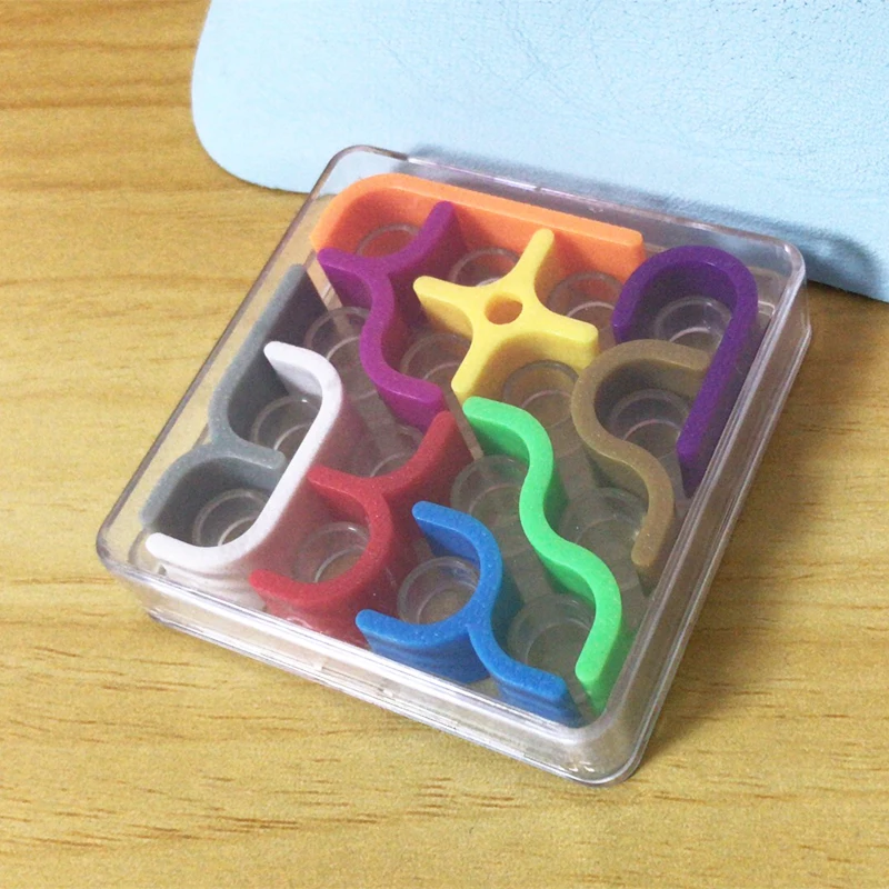 

Kids Puzzle Toys CRAZY CURVES Crazy Curve Intelligence Training Educational Toys for Children Relaxing Puzzle Toy for Adults