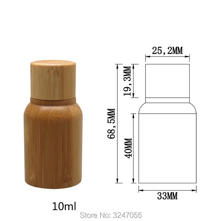 1CC 10 мл 10pcs30pcs безопасности бамбука деревянный России жидкости бутылки, DIY высокое Класс эфирное масло контейнер для хранения, флакон духов