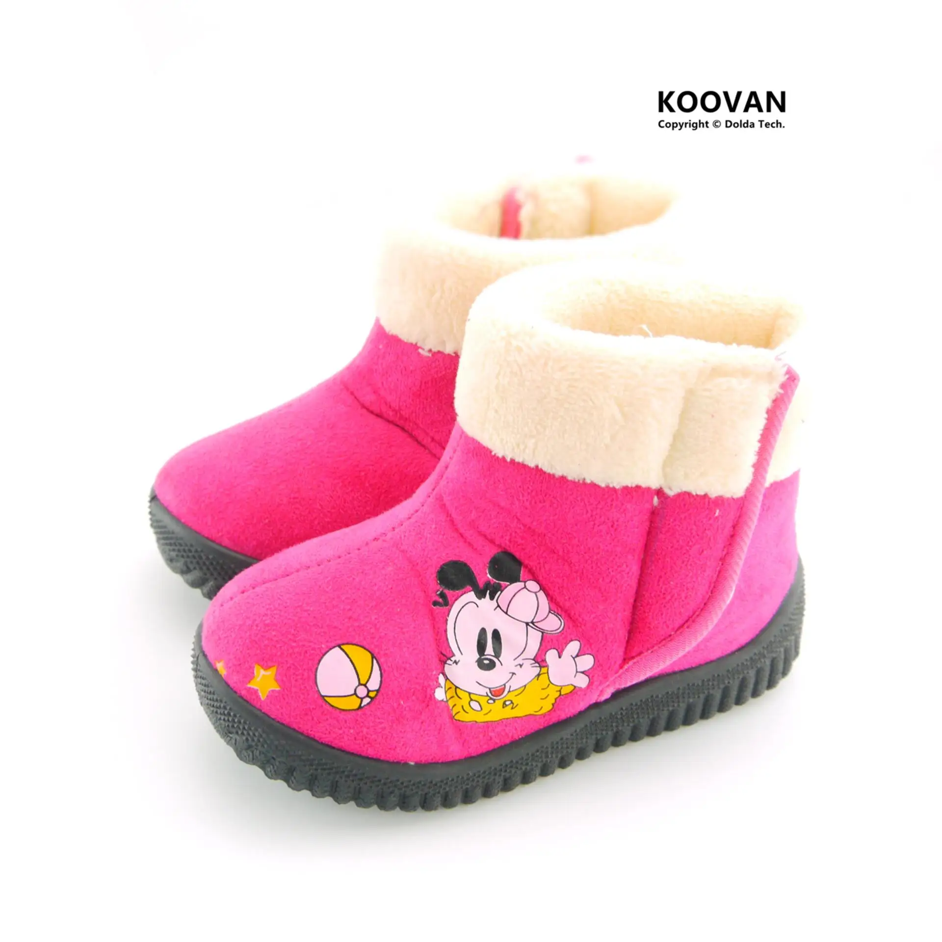 Comprar Koovan para niños botas abrigadas para niños botas de nieve para niñas con dibujos animados para perros botas de goma para niños KX5135