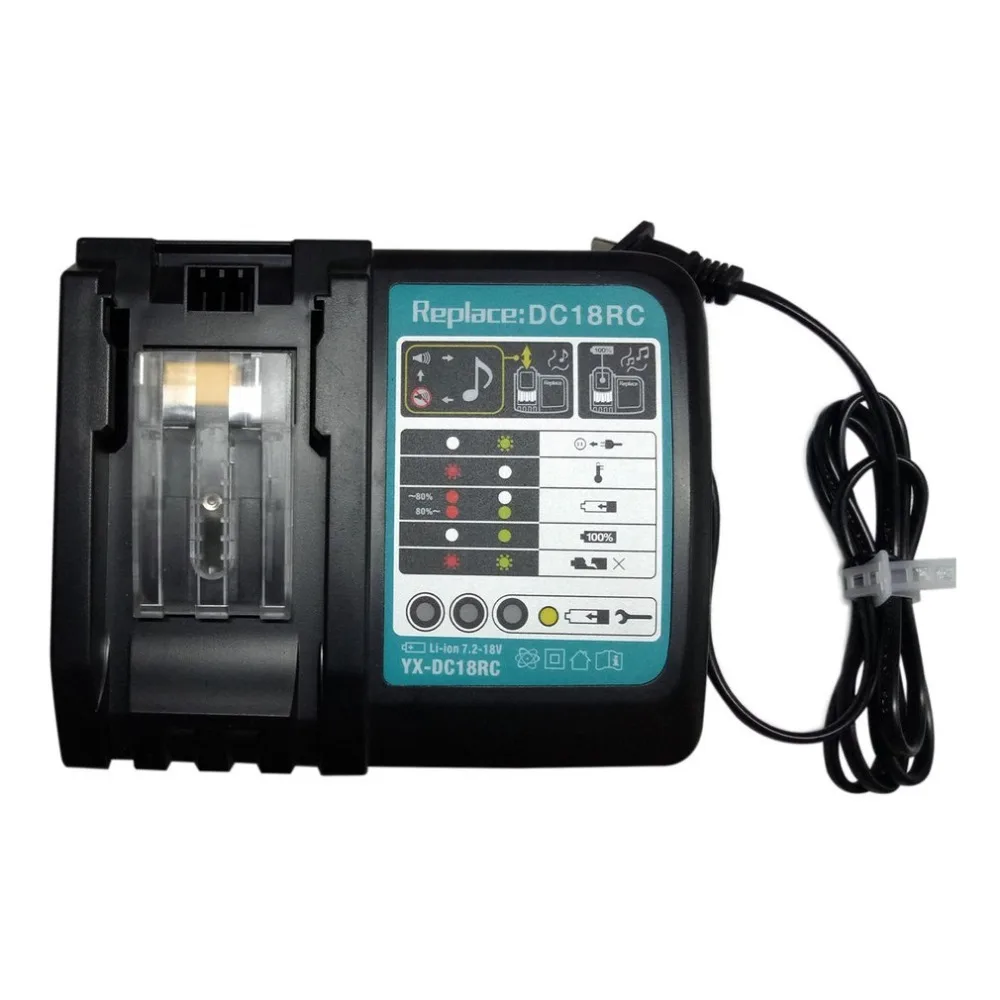

7.2V-18V 3A Li-ion Electric Power Tool Battery Charger Rapid Charging For Makita Battery BL1420 BL1815 BL1820 BL1830 BL1840