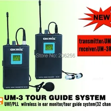 Горячая беспроводная система гида/Синхронный перевод/камера беспроводной микрофон для интервью UHF PLL 64 каналов