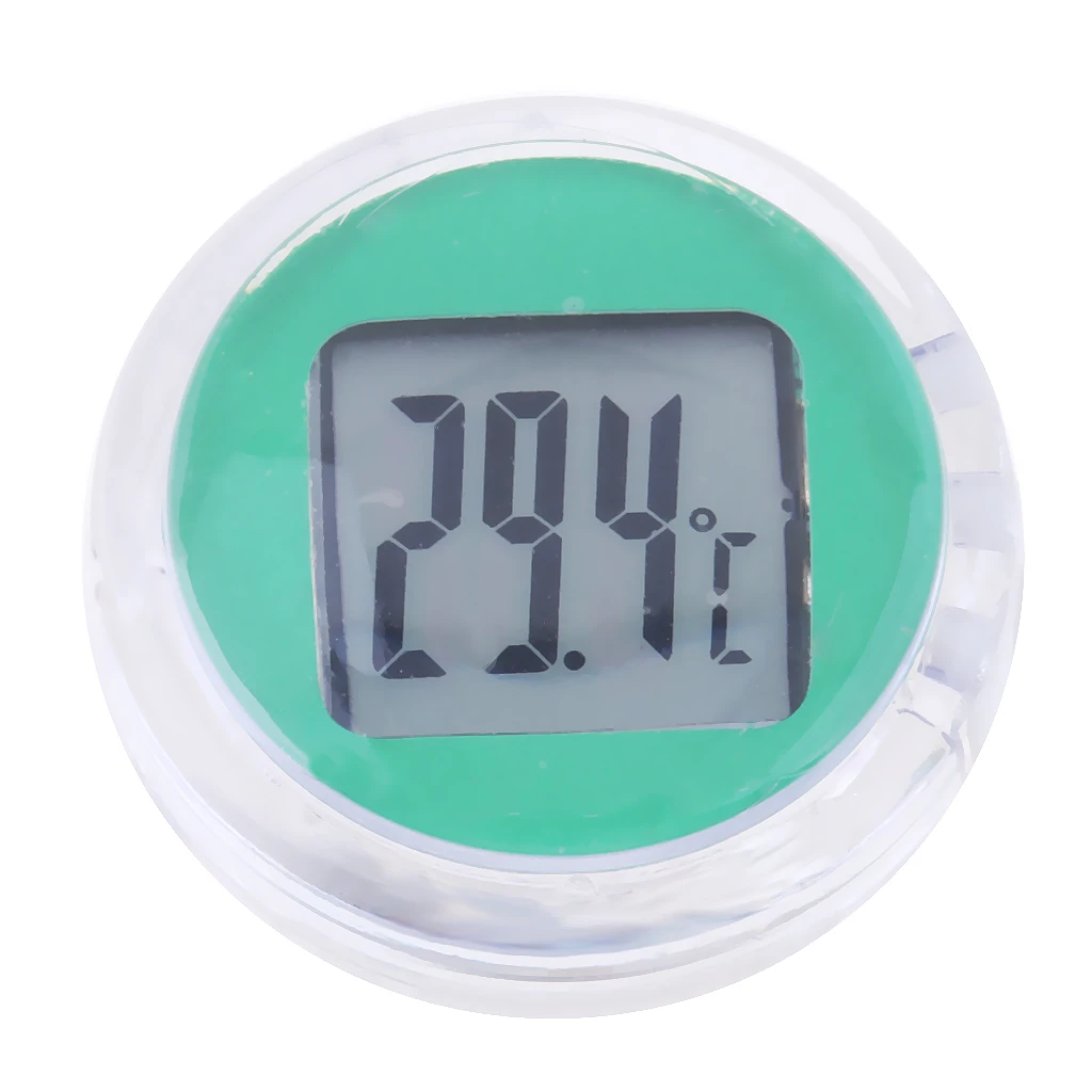 Motorcycle Bike Electronic Temperature Meter Gauge Mini Digital Thermometer  Waterproof Surface Shock Resistant