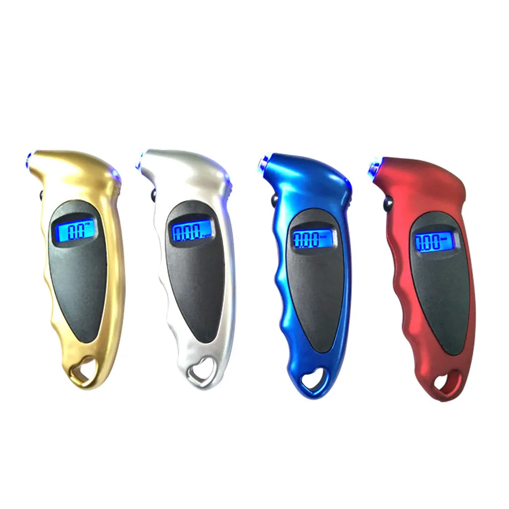 

Digital Car Tire Tyre Air Pressure Gauge Meter LCD Display Manometer Barometers Meter Tester for Car Truck Motorcycle Bike#20