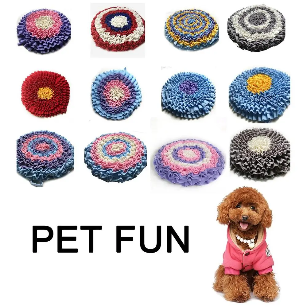 Pet Dog Sniffing Pad Bite Puzzle Consumption Energy Cats And Dogs Smelling Mats Relieve Stress Anti-Feeding