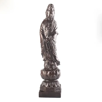 

Vietnamese natural incense wood carving Guanyin Bodhisattva decoration