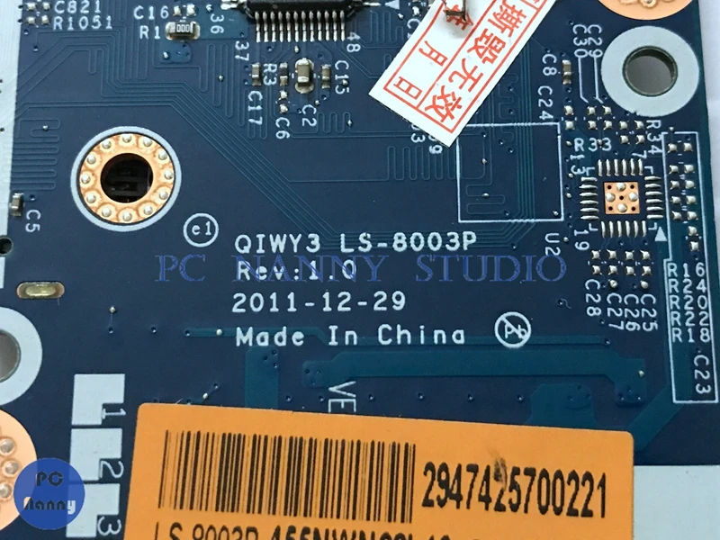 Оригинальная звуковая плата NOKOTION для Lenovo Y580 USB с кабелем QIWY3 LS 8003P QIWY4 USB2.0|for cable|usb