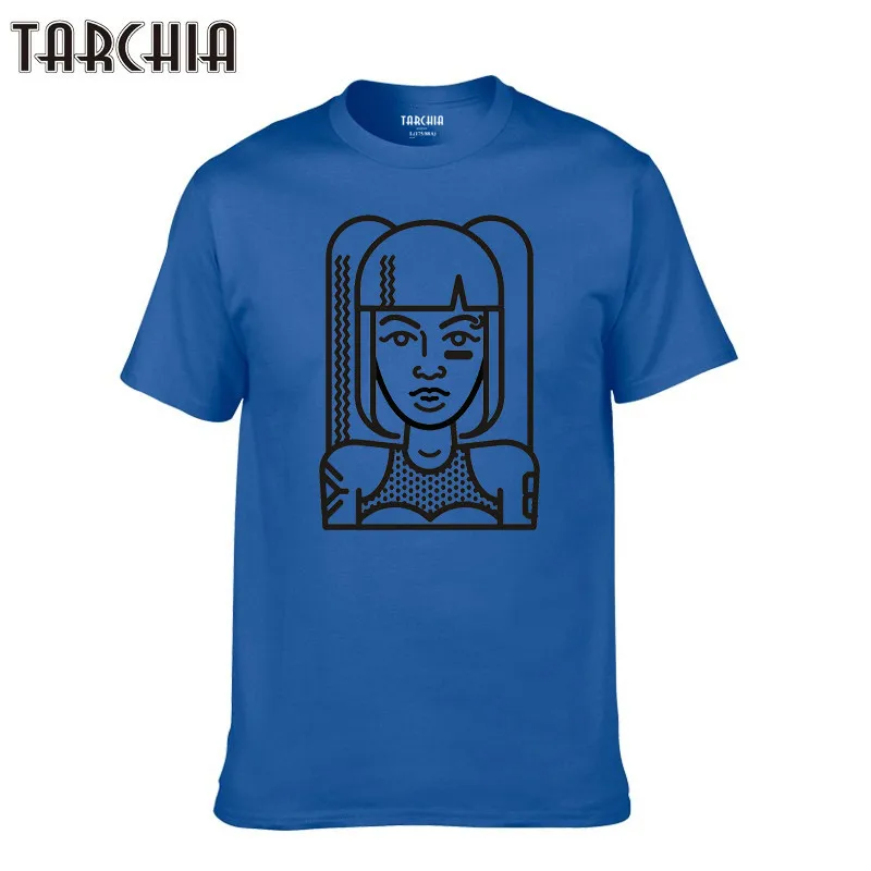 TARCHIA 2021 Мужская футболка музыка короткие модные хлопковые топы реперские кепки
