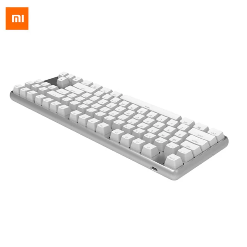 XiaoMi Yuemi Pro MK02 87 клавиш NKRO Вишневый переключатель Съемная USB Проводная Механическая клавиатура Тихая издание