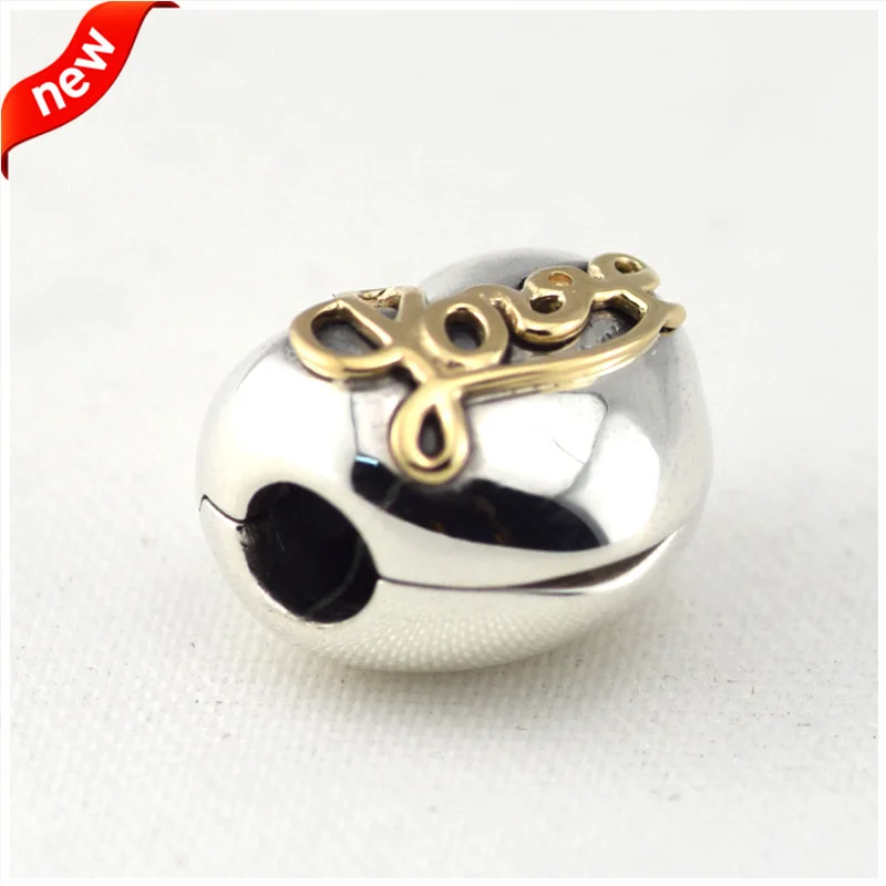 Fits For Pandora Bracelets Heart of Love Clip Charms with 14K Gold Plated 100% 925 Sterling Silver Beads Free Shipping
Fits For Pandora Bracelets Heart of Love Clip Charms with 14K Gold Plated 100% 925 Sterling Silver Beads Free Shipping
