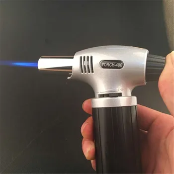 

BEEMSK torch lighter ignition Inflatable Flame thrower Butane Lighter Automatic Piezo electricity ignite Gas Torch BBQ Baking