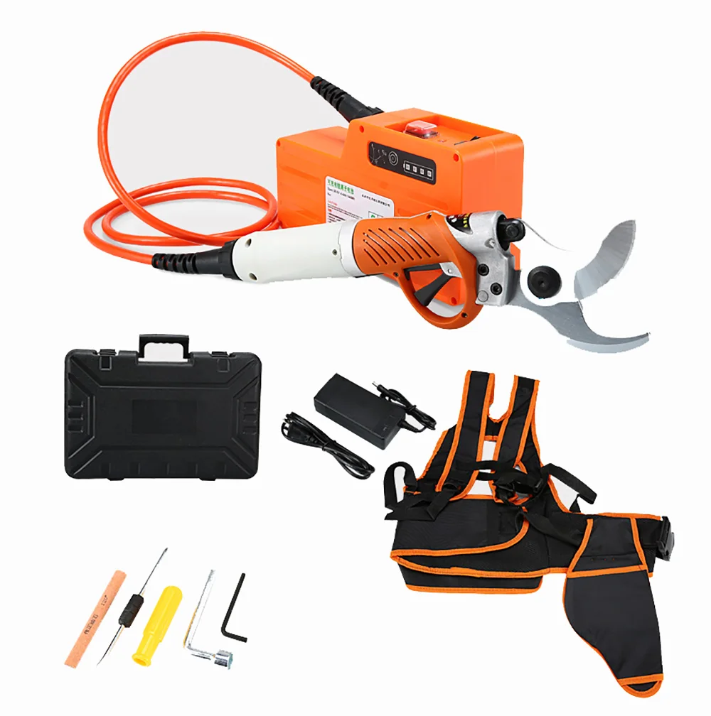 

36V Electric fruit tree scissors Rechargeable Garden Tree Branch Pruning shears 4.5cm Y