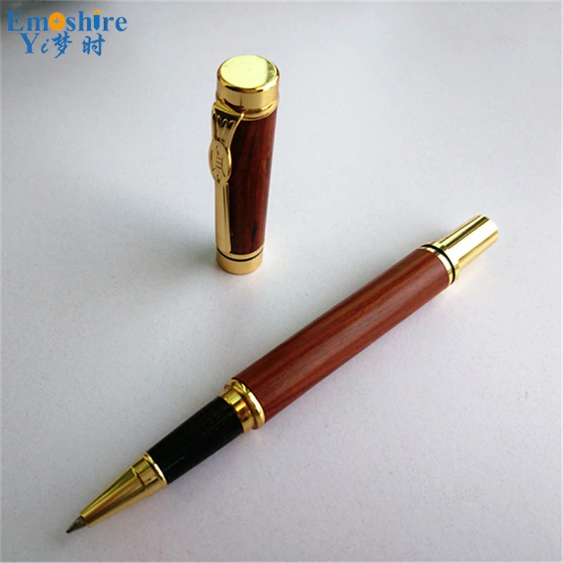 Emoshire High - grade red sandalwood signature pen new boutique creative pearl pen spot wholesale (1)