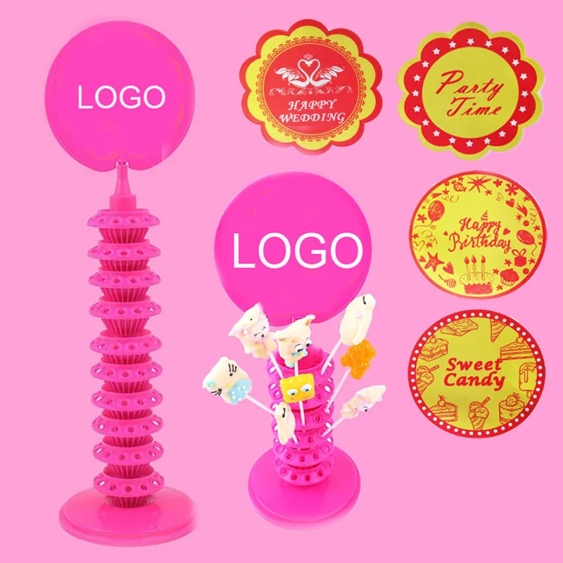 Kaufen 120 löcher 10 schichten Kuchen Pop Lollipop Schokolade Pop Steht Display Hodler Basis Regal arc förmigen DIY backformen kuchen werkzeuge LIXYMO