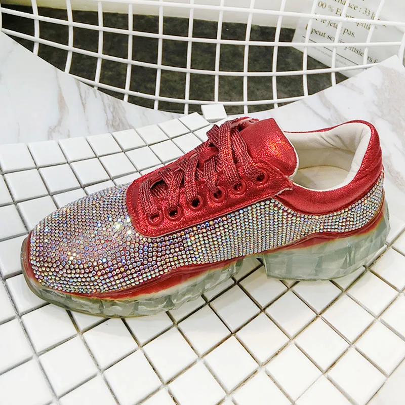 Primavera Champagne Mujeres Color Deportivos gun Lujo gold Moda Zapatos Las Ruiyee Deporte black Y De Nuevos red silver pink 2019 Otoño Casuales Mujer XgzFZq
