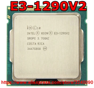Оригинальный процессор Intel ЦП Xeon 3 70 1155 ГГц 8 м четырехъядерный сокет бесплатная