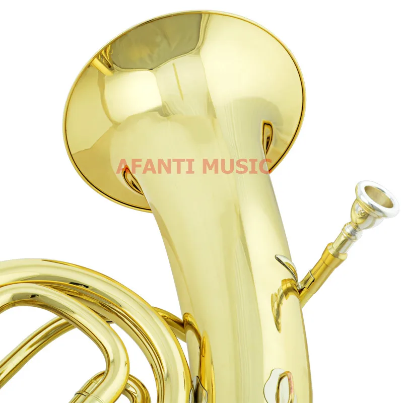Afanti Music Bb tone / Yellow Brass / Gold Lacquer Baritone (BAR-105)