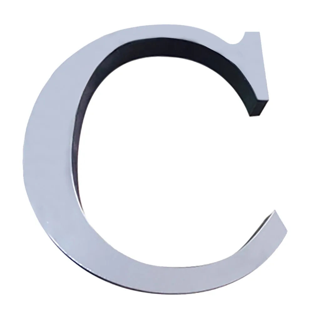 3D DIY креативные пользовательские 26 uppercase буквы гостиной мальчиков и девочек